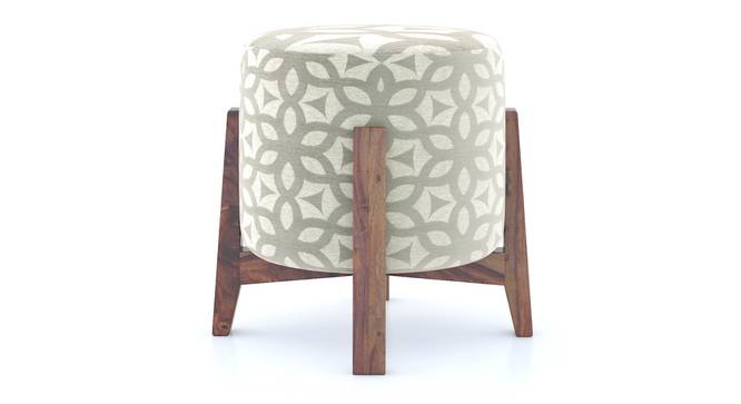 Nicole stool (Grey Lattice) by Urban Ladder - Side View - 
