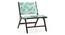 Maureen Solid Wood Rest Chair (American Walnut Finish, Chitra Velvet) by Urban Ladder - Design 1 Side View - 681636