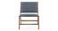 Maureen Solid Wood Rest Chair (Teak Finish, Blue Chevron Ikat) by Urban Ladder - Ground View Design 1 - 681641