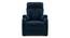 Simpson Manual Recliner (Blue, One Seater) by Urban Ladder - Design 1 Side View - 681655