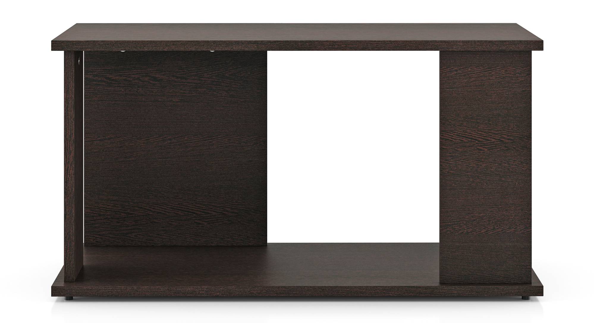 Chase Rectangular Engineered Wood Coffee Table in Walnut Finish Urban
