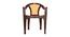 Caesar Plastic Chair (Brown Finish) by Urban Ladder - Side View - 