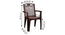 Clinton Plastic Chair (Brown Finish) by Urban Ladder - Dimension - 