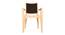 Charlie Plastic Chair (Beige Finish) by Urban Ladder - Close View - 