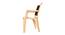 Charlie Plastic Chair (Beige Finish) by Urban Ladder - Top Image - 