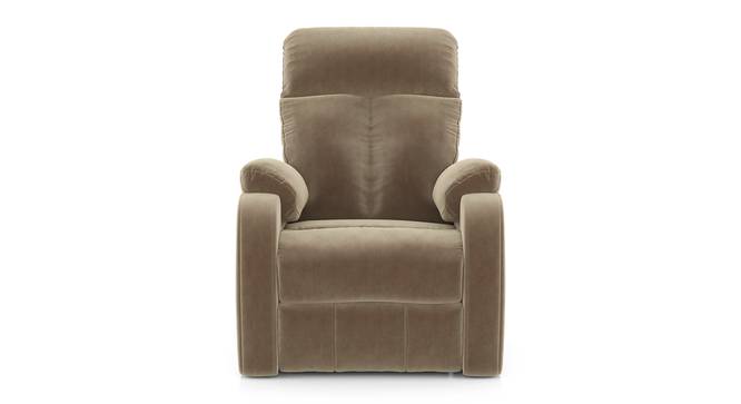 Simpson Manual Recliner (Brown, One Seater) by Urban Ladder - Side View - 682214