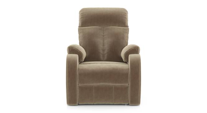 Simpson Manual Recliner (Brown, One Seater) by Urban Ladder - Side View - 682214