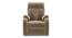Simpson Manual Recliner (Brown, One Seater) by Urban Ladder - Side View - 682214