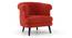 Bardot Lounge Chair (Tuscan Red) by Urban Ladder - Front View Design 1 - 682224