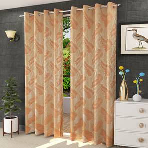 presto Orange Cotton Room Darkening Door Curtain-picture-13