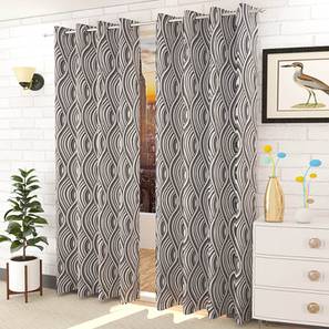 presto Grey Cotton Room Darkening Door Curtain-picture-13