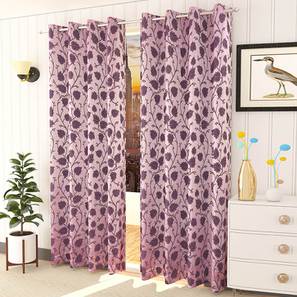 Pink Cotton Room Darkening Door Curtain