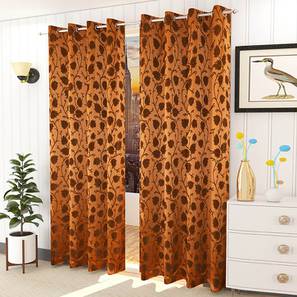 Brown Cotton Room Darkening Door Curtain-image-23