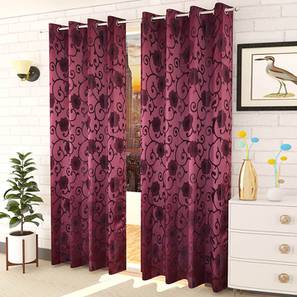 presto Purple Cotton Room Darkening Door Curtain-picture-17
