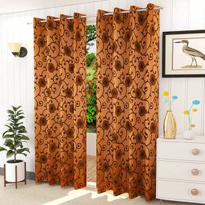 Brown Cotton Room Darkening Window Curtain-image-32
