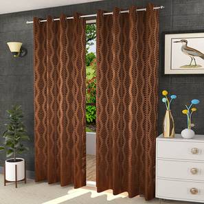 presto Brown Cotton Room Darkening Door Curtain-picture-17