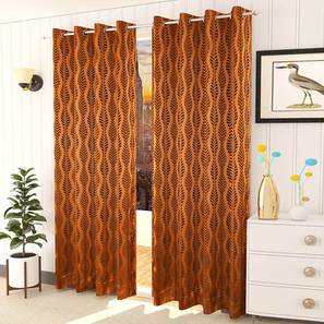 Cotton Curtains Design Brown Cotton Room Darkening Door Curtain
