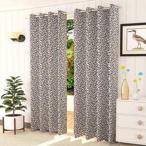 Grey Cotton Room Darkening Window Curtain-image-40