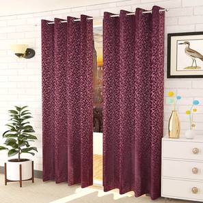 Window Curtains Design Purple Cotton Room Darkening Window Curtain