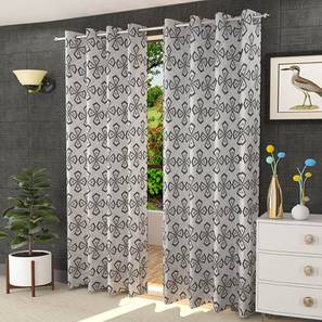 presto Grey Cotton Room Darkening Window Curtain-picture-16
