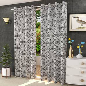 Grey Cotton Room Darkening Door Curtain-image-19
