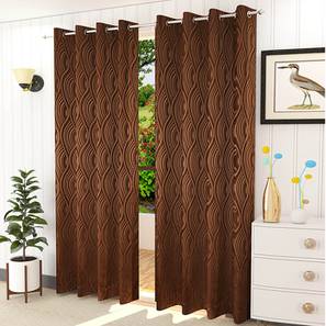 presto Brown Cotton Room Darkening Door Curtain-picture-18