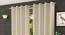Isolde Cream Color Floral Window Curtain - Set of 2 (Cream, Eyelet Pleat) by Urban Ladder - Front View Design 1 - 682454