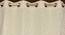 Isolde Cream Color Floral Window Curtain - Set of 2 (Cream, Eyelet Pleat) by Urban Ladder - Design 1 Side View - 682479