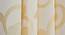 Layla Cream Color Floral Long Door Curtain - Set of 2 (Cream, Door Curtain Type, Eyelet Pleat) by Urban Ladder - Ground View Design 1 - 682545