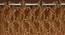 Dia Brown Color Abstract Window Curtain - Set of 2 (Brown, Eyelet Pleat) by Urban Ladder - Design 1 Side View - 682553