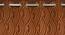 Olivia Brown Color Abstract Window Curtain - Set of 2 (Brown, Eyelet Pleat) by Urban Ladder - Design 1 Side View - 682636