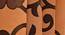Aria Brown Color Floral Window Curtain - Set of 2 (Brown, Eyelet Pleat) by Urban Ladder - Ground View Design 1 - 682730