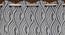 Oscar Grey Color Abstract Long Door Curtain - Set of 2 (Grey, Eyelet Pleat, Long Door Curtain Type) by Urban Ladder - Design 1 Side View - 682784