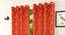 Khloe Maroon Color Abstract Long Door Curtain - Set of 2 (Door Curtain Type, Maroon, Eyelet Pleat) by Urban Ladder - Front View Design 1 - 682821