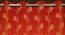 Khloe Maroon Color Abstract Long Door Curtain - Set of 2 (Door Curtain Type, Maroon, Eyelet Pleat) by Urban Ladder - Design 1 Side View - 682844