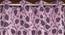 Sophia Pink Color Floral Long Door Curtain - Set of 2 (Pink, Door Curtain Type, Eyelet Pleat) by Urban Ladder - Design 1 Side View - 682867