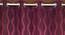 Everly Purple Color Abstract Long Door Curtain - Set of 2 (Purple, Eyelet Pleat, Long Door Curtain Type) by Urban Ladder - Design 1 Side View - 682931