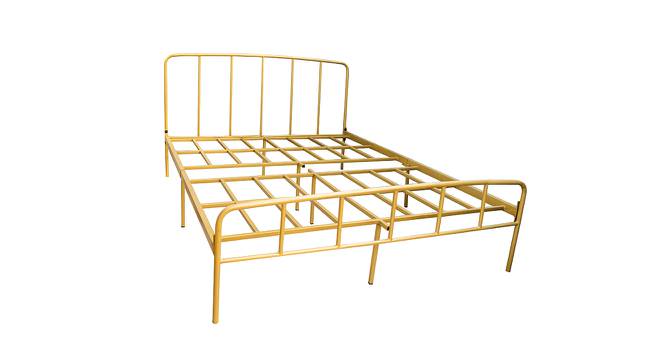 Pindora King Bed (King Bed Size, Brass Finish) by Urban Ladder - Front View Design 1 - 683760