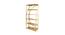 Half Moon Bookshelf (Brass Finish) by Urban Ladder - Front View Design 1 - 683776