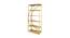 Full Moon bookshelf (Brass Finish) by Urban Ladder - Front View Design 1 - 683777