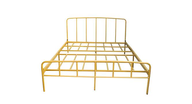 Pindora King Bed (King Bed Size, Brass Finish) by Urban Ladder - Cross View Design 1 - 683788
