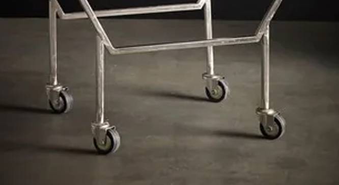 Hexa Bar Trolley (Grey Finish) by Urban Ladder - Cross View Design 1 - 683797