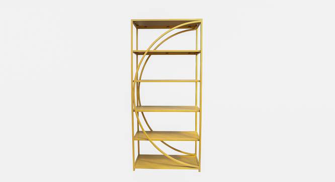Half Moon Bookshelf (Brass Finish) by Urban Ladder - Cross View Design 1 - 683801