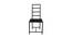 Roffer Chair (Black) by Urban Ladder - Cross View Design 1 - 683805