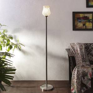 Floor Lamps In Coimbatore Design Pearl Multicolour Glass Floor Lamp with Steel Steel Base (Steel)
