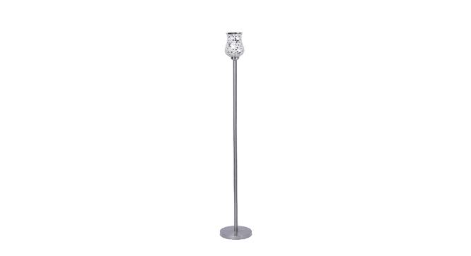 Clay Multicolour Glass Floor Lamp with Steel Steel Base (Steel) by Urban Ladder - Front View Design 1 - 683973