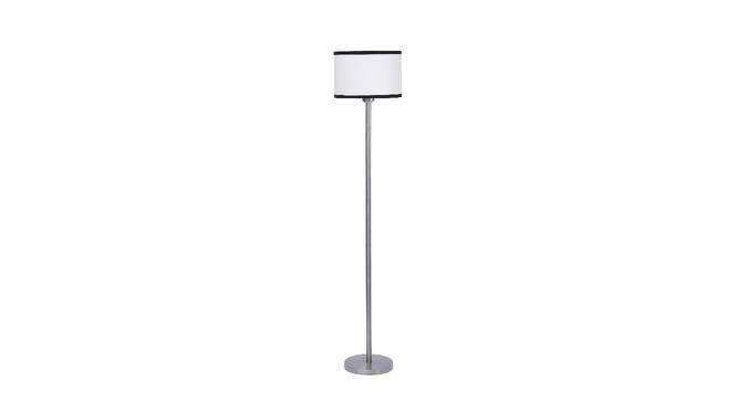 Jewel Multicolour Fabric Floor Lamp with Steel Steel Base (Steel) by Urban Ladder - Front View Design 1 - 683976