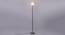 Pearl Multicolour Glass Floor Lamp with Steel Steel Base (Steel) by Urban Ladder - Design 1 Side View - 683990