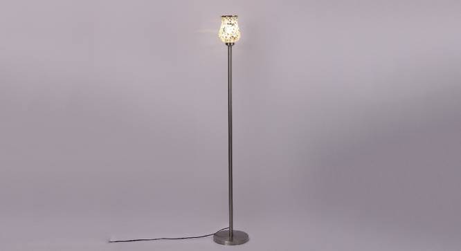 Clay Multicolour Glass Floor Lamp with Steel Steel Base (Steel) by Urban Ladder - Design 1 Side View - 683993
