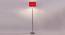 Everest Red Fabric Floor Lamp with Steel Steel Base (Steel) by Urban Ladder - Design 1 Side View - 683998